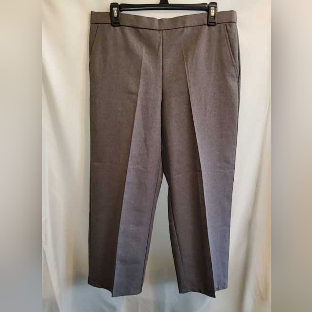 Briggs New York Gray Dress Pants Classic Straight-Leg